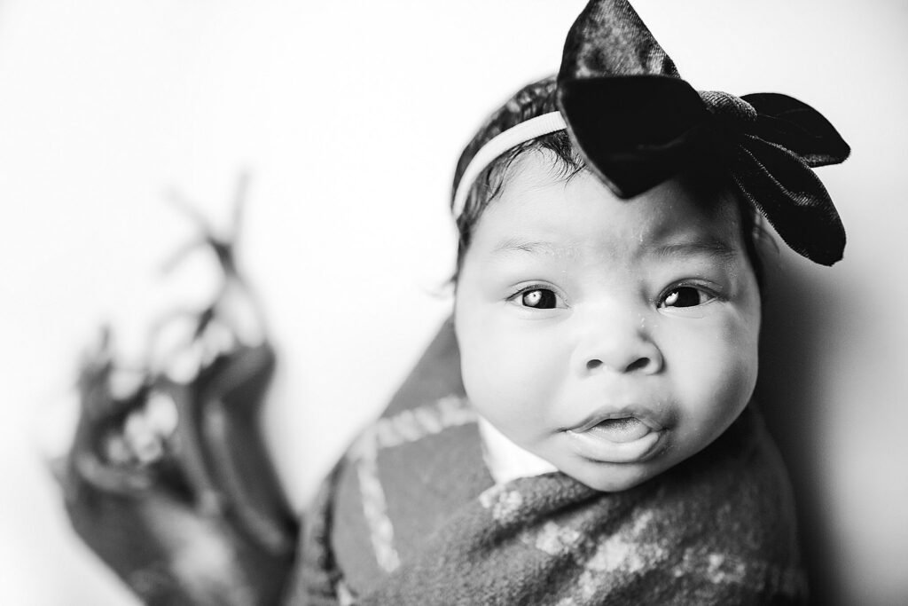 Awake newborn photos