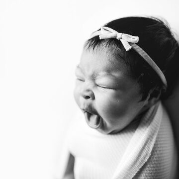 timeless sleepy newborn photo